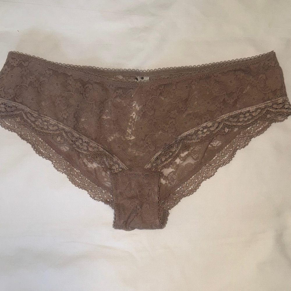 Free People Lace Panties - Beige